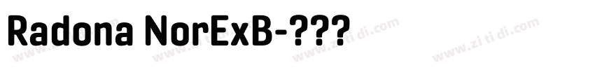 Radona NorExB字体转换 Radona NorExB字体转换